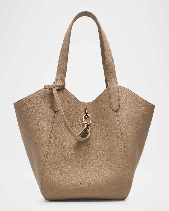 Gem Medium Grain Leather Tote Bag
